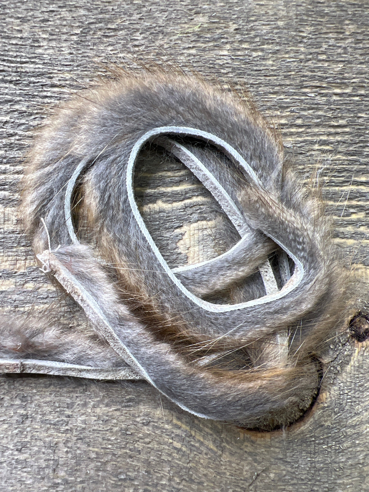 Spent Fly Fishing Muskrat Zirdle Strips Tan Misc. Hair & Fur