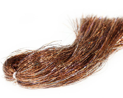 Sybai Sparkle Supreme Hair Copper Brown Flash, Wing Materials