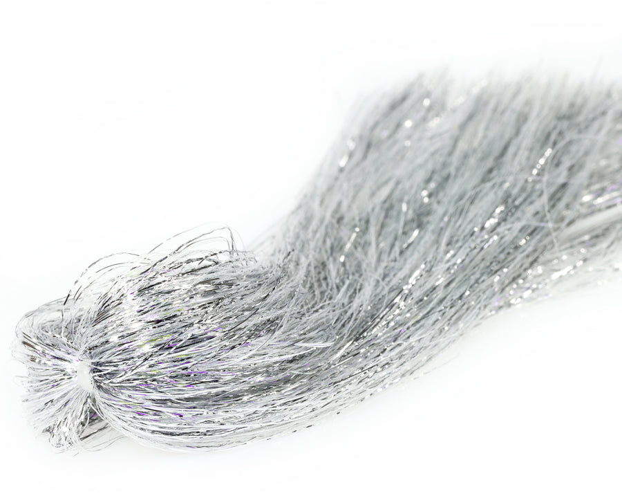 Sybai Sparkle Supreme Hair Silver White Flash, Wing Materials