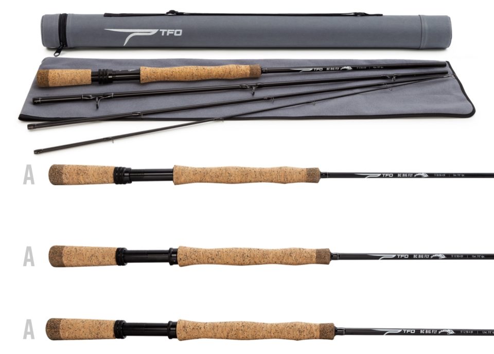 TFO BC Big Fly Rod - 4 Piece 8 wt. 9'0" 4 pc. Fly Rod