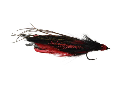 TK's El Dorado Deceiver 3/0 Black/Red Warmwater Flies