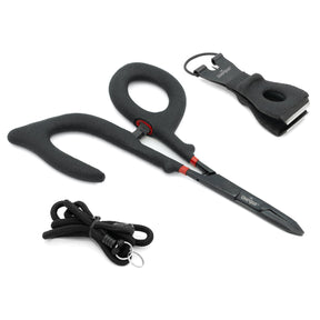 Umpqua Rivergrip PS  6" Open Clamp, Big Nip, Lanyard Combo Black Fly Fishing Accessories