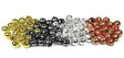 Umpqua Slotted Tungsten Beads Black Nickel / 1.5MM 20 Pack Beads, Eyes, Coneheads
