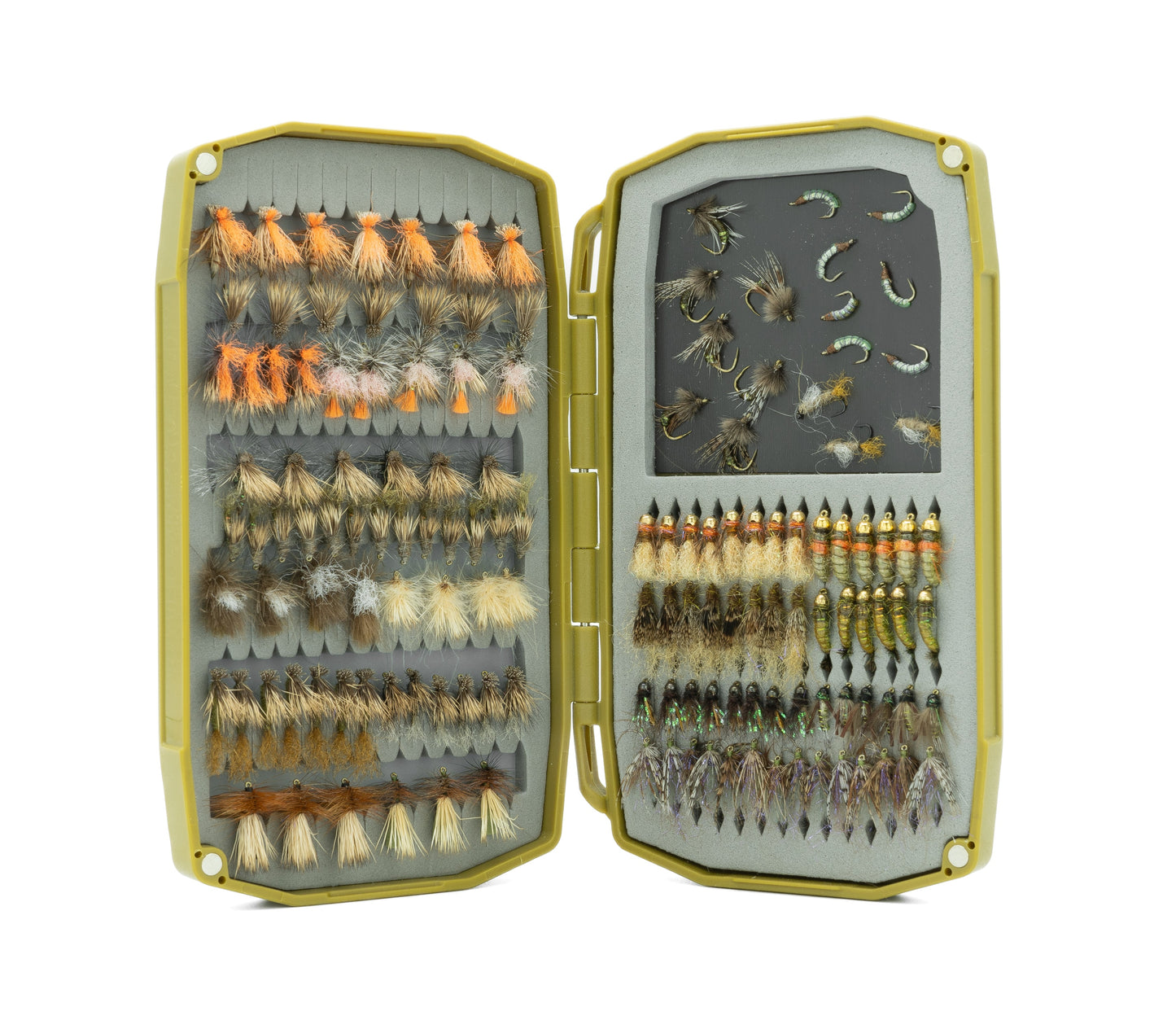 UPG Foam Weekender Mini Olive Fly Box Fly Box