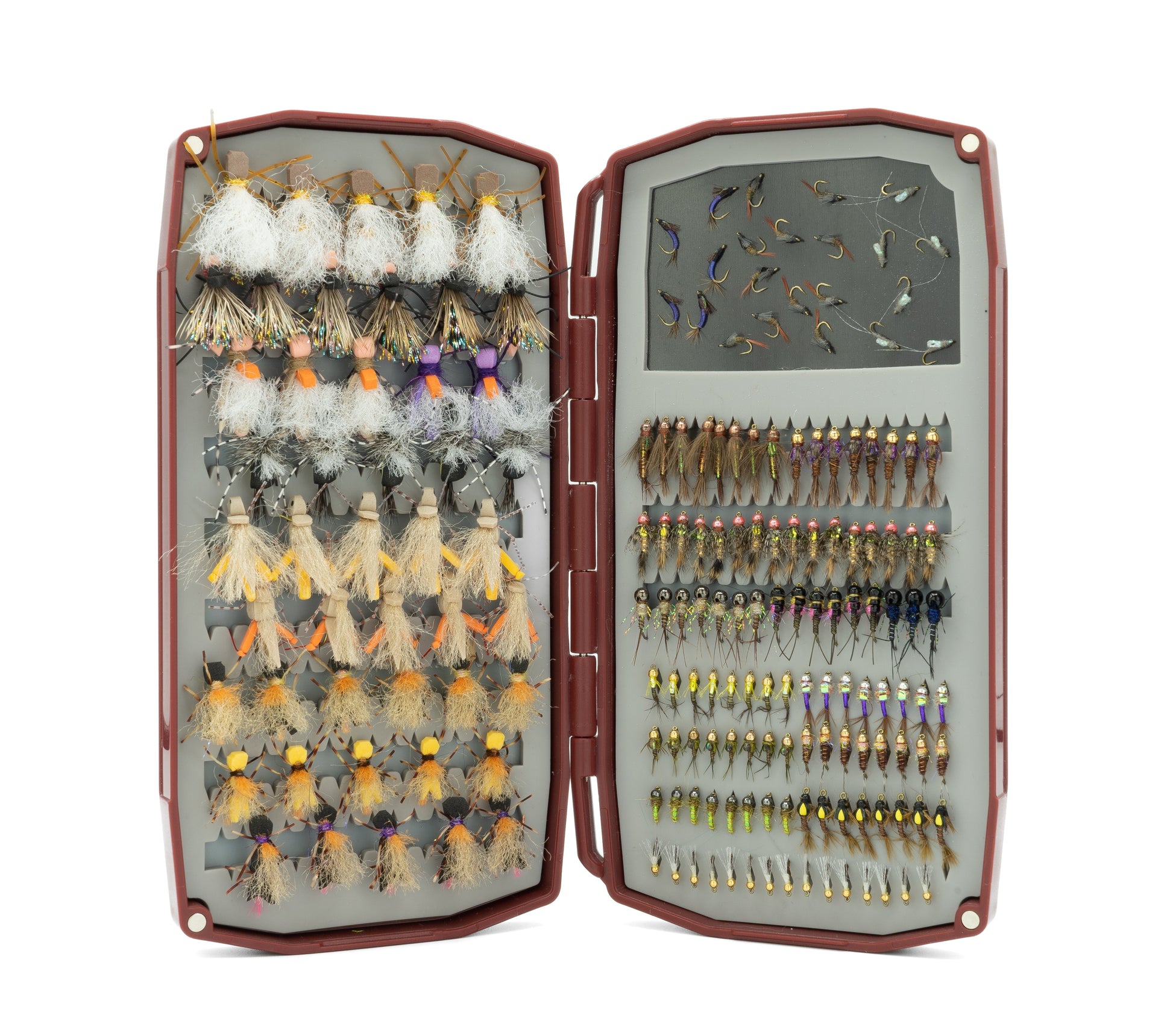 UPG Sili Weekender Large Claret Fly Box Fly Box