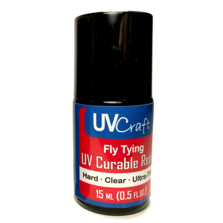 UV Craft Clear Ultra-Thin UV Resin - .5 fl.oz. Brush Bottle Cements, Glue, Epoxy