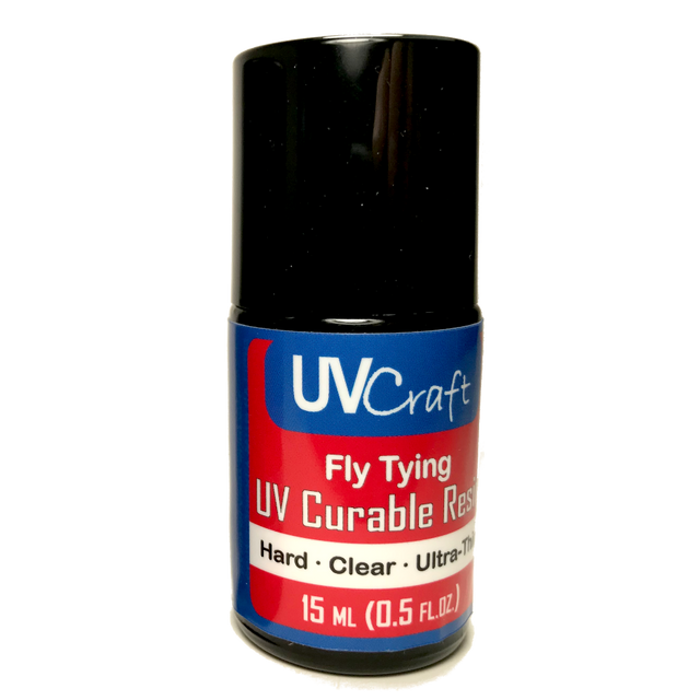 UV Craft Clear Ultra-Thin UV Resin - .5 fl.oz. Brush Bottle Cements, Glue, Epoxy