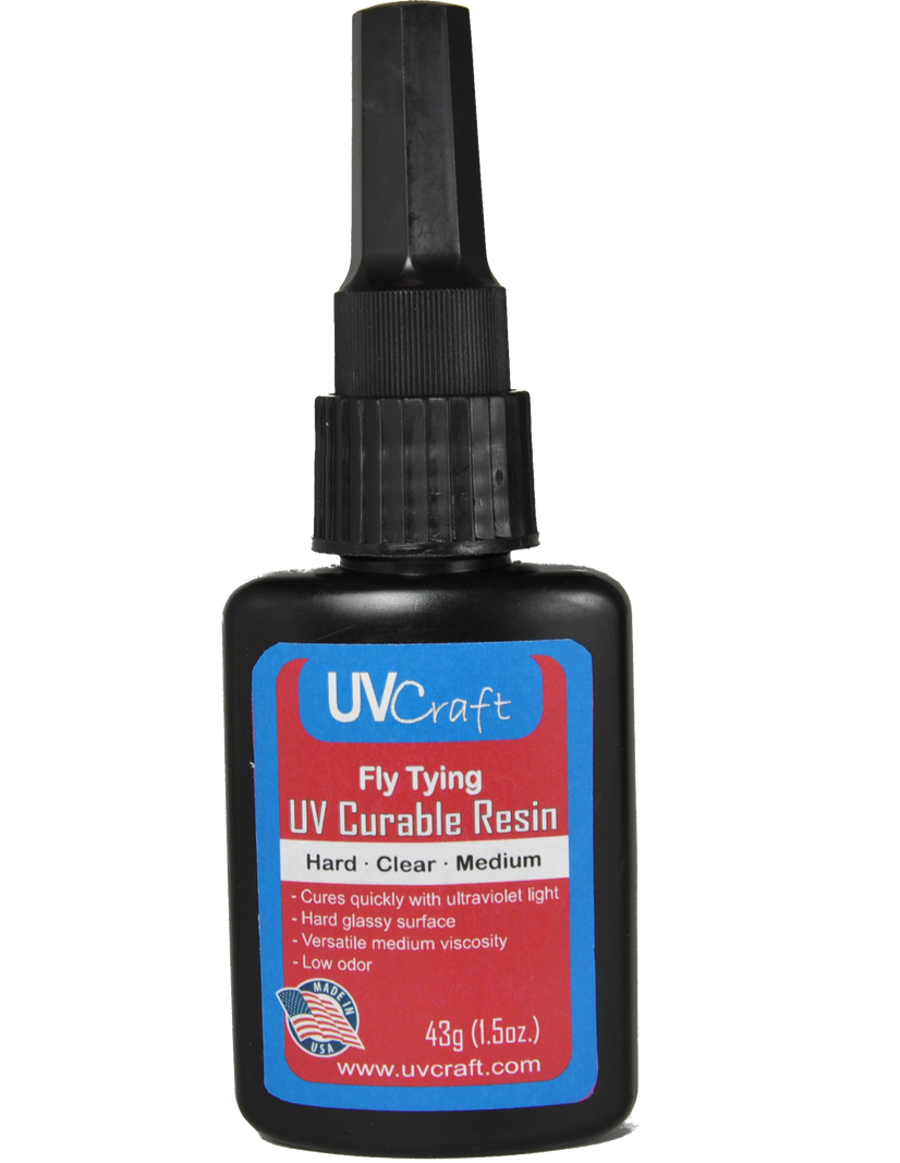 UV Craft - Hard – Clear – Medium UV Resin 1.5 oz Bottle Cements, Glue, Epoxy