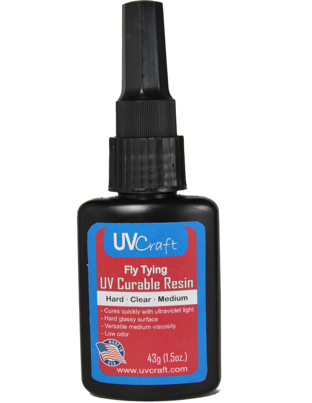 UV Craft - Hard – Clear – Medium UV Resin 1.5 oz Bottle Cements, Glue, Epoxy