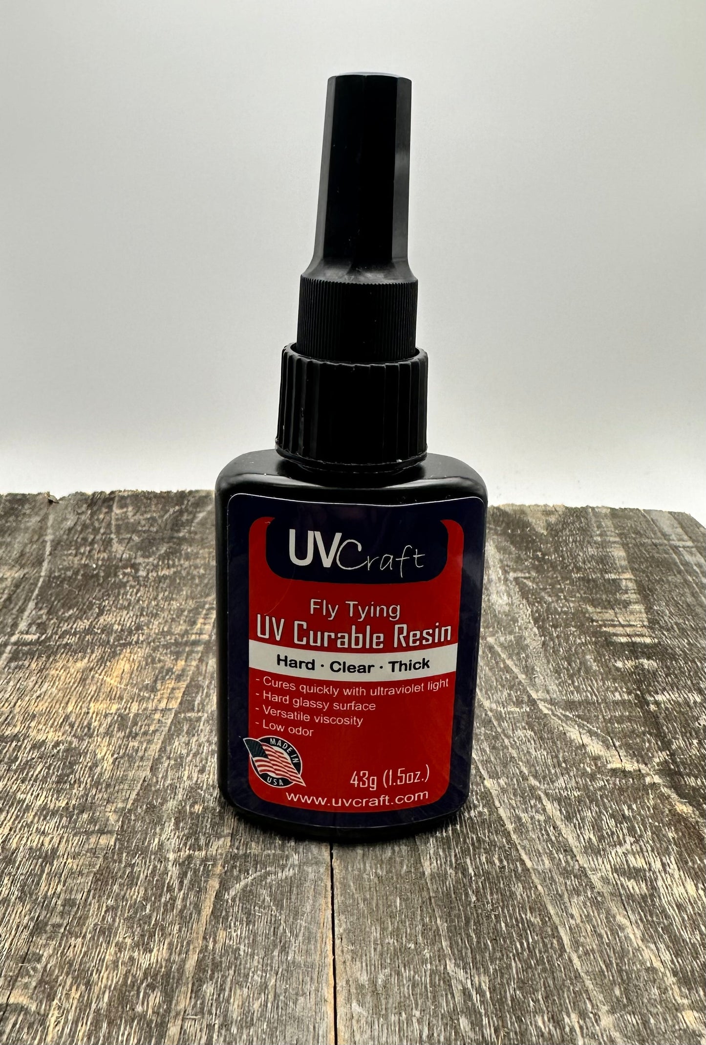 UV Craft - Hard – Clear – Thick UV Resin 1.5 oz Bottle Cements, Glue, Epoxy