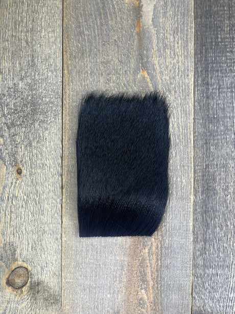 Varner's Big Bug Deer Hair 3" x 4" Patch - Late Season Grade #1 Black Deer Hair