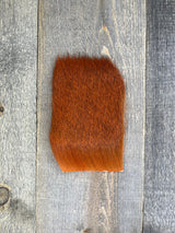 Varner's Big Bug Deer Hair 3" x 4" Patch - Late Season Grade #1 Blaze Orange Deer Hair