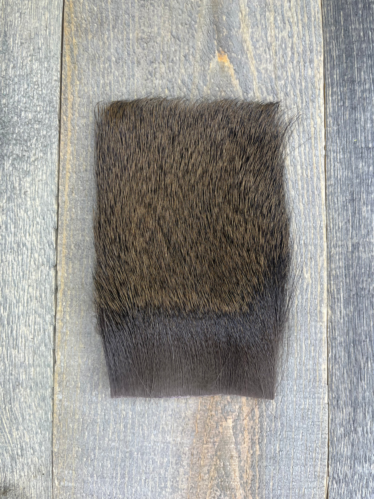 Varner's Big Bug Deer Hair 3" x 4" Patch - Late Season Grade #1 Brown Deer Hair
