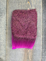 Varner's Big Bug Deer Hair 3" x 4" Patch - Late Season Grade #1 Fl. Fuchsia Deer Hair