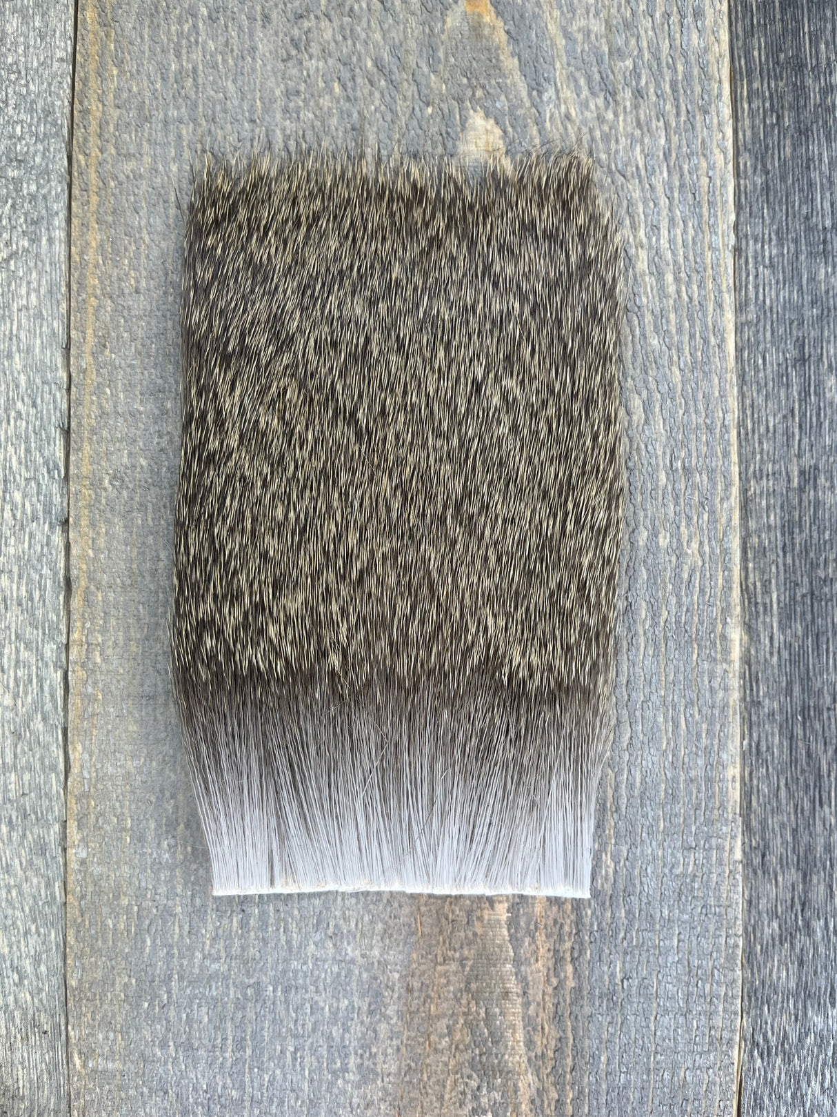 Varner's Big Bug Deer Hair 3" x 4" Patch - Late Season Grade #1 Natural Deer Hair