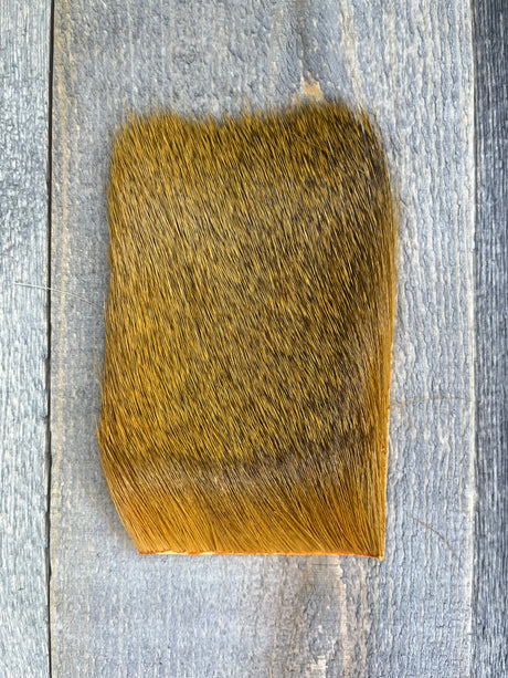 Varner's Big Bug Deer Hair 3" x 4" Patch - Late Season Grade #1 Rust Deer Hair