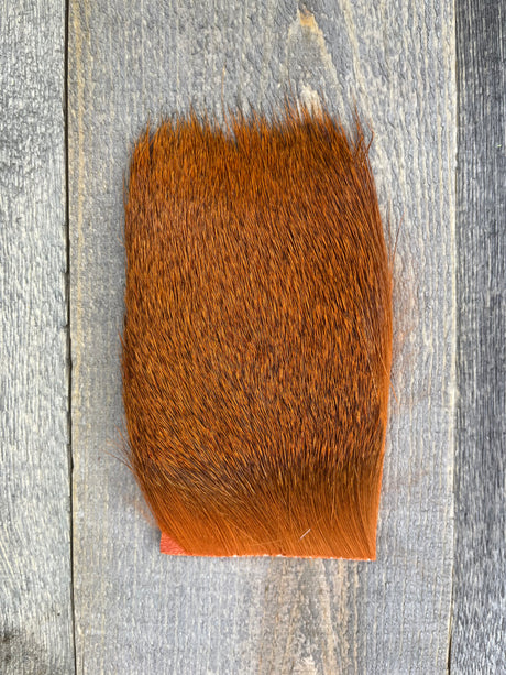 Varner's Big Bug Deer Hair 3" x 4" Patch - Late Season Grade #2 Blaze Orange Deer Hair