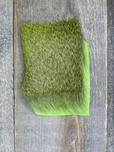 Varner's Big Bug Deer Hair 3" x 4" Patch - Late Season Grade #2 Chartreuse Deer Hair