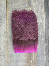 Varner's Big Bug Deer Hair 3" x 4" Patch - Late Season Grade #2 Fl. Fuchsia Deer Hair