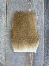 Varner's Big Bug Deer Hair 3" x 4" Patch - Late Season Grade #2 Ginger Bleach Deer Hair
