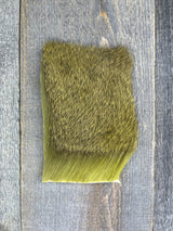 Varner's Big Bug Deer Hair 3" x 4" Patch - Late Season Grade #2 Golden Olive Deer Hair