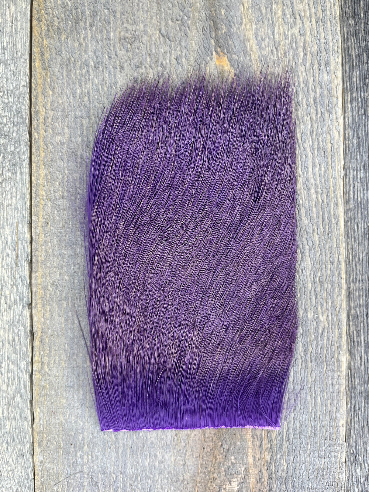 Varner's Big Bug Deer Hair 3" x 4" Patch - Late Season Grade #2 Purple Deer Hair
