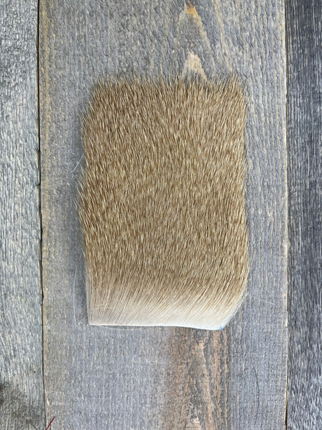 Varner's Big Bug Deer Hair 3" x 4" Patch - Mid Season Grade #1 Ash Deer Hair