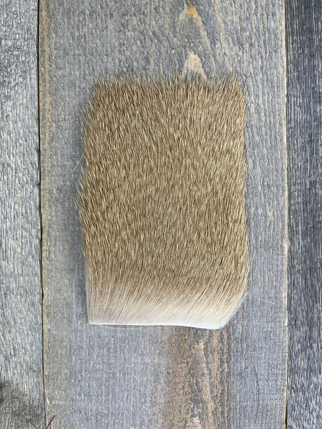 Varner's Big Bug Deer Hair 3" x 4" Patch - Mid Season Grade #1 Ash Deer Hair