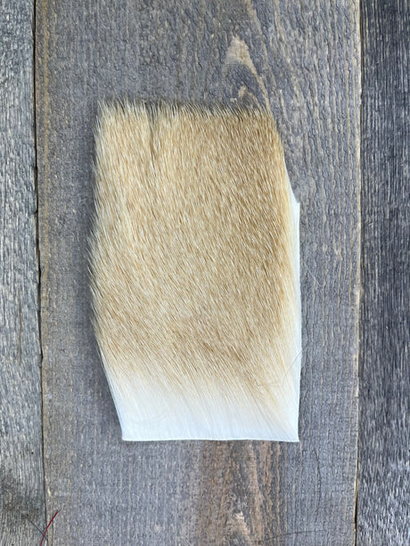 Varner's Big Bug Deer Hair 3" x 4" Patch - Mid Season Grade #1 Bleached Deer Hair