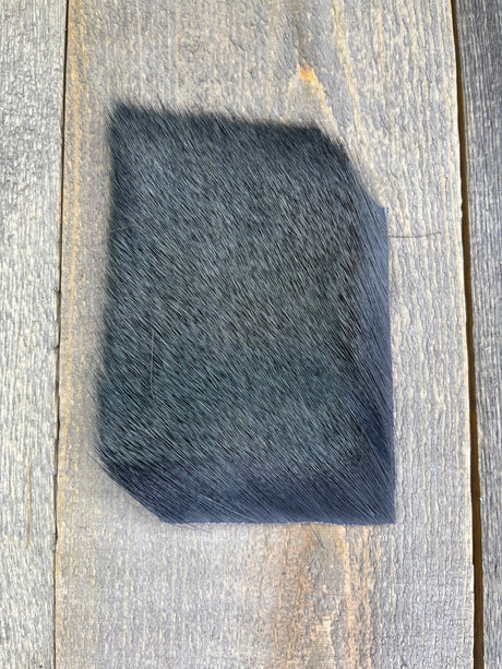Varner's Big Bug Deer Hair 3" x 4" Patch - Mid Season Grade #1 Charcoal Gray Deer Hair
