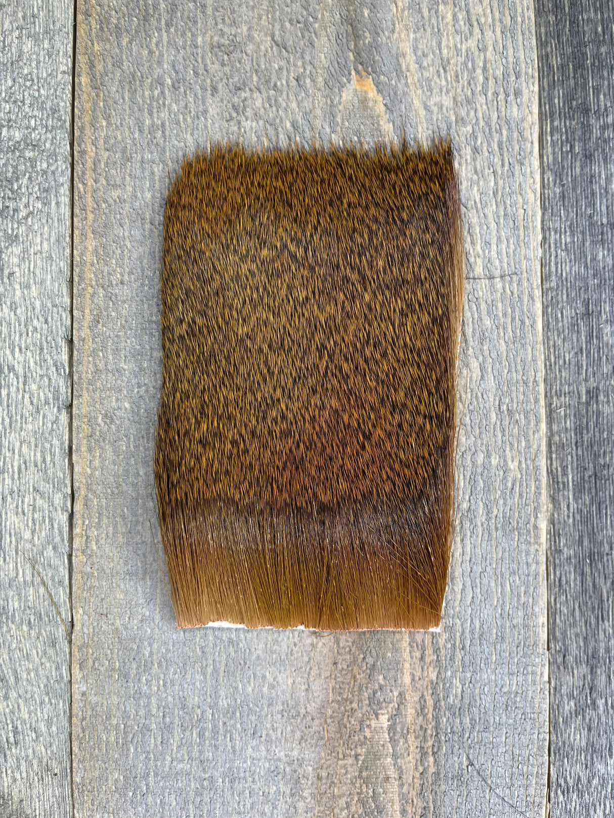 Varner's Big Bug Deer Hair 3" x 4" Patch - Mid Season Grade #1 Cinnamon Deer Hair