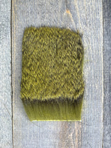 Varner's Big Bug Deer Hair 3" x 4" Patch - Mid Season Grade #1 Golden Olive Deer Hair