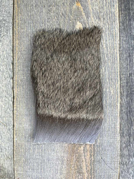 Varner's Big Bug Deer Hair 3" x 4" Patch - Mid Season Grade #1 Pearl Gray Deer Hair