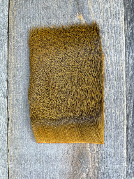 Varner's Big Bug Deer Hair 3" x 4" Patch - Mid Season Grade #1 Rust Deer Hair