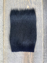Varner's Big Bug Deer Hair 3" x 4" Patch - Mid Season Grade #2 Black Deer Hair