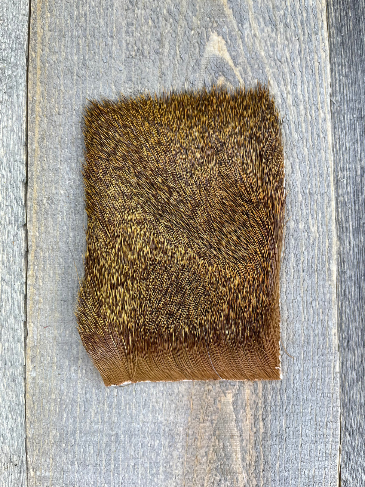 Varner's Big Bug Deer Hair 3" x 4" Patch - Mid Season Grade #2 Cinnamon Deer Hair