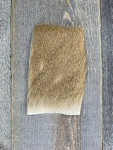 Varner's Big Bug Deer Hair 3" x 4" Patch - Mid Season Grade #2 Ginger Bleach Deer Hair