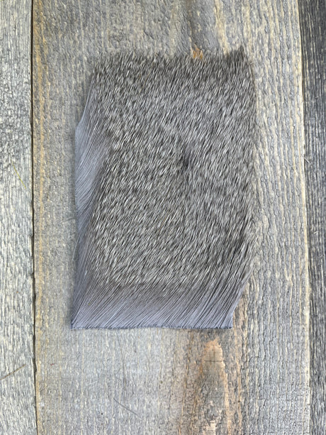 Varner's Big Bug Deer Hair 3" x 4" Patch - Mid Season Grade #2 Pearl Gray Deer Hair