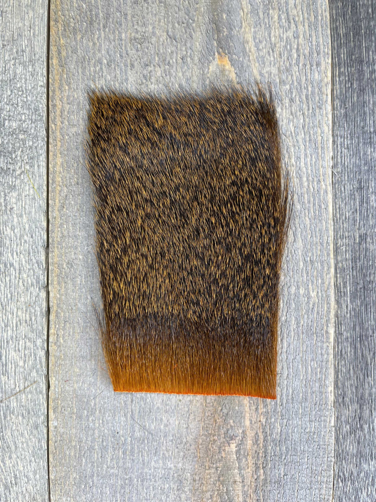 Varner's Big Bug Deer Hair 3" x 4" Patch - Mid Season Grade #2 Rust Deer Hair