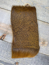 Varner's Big Bug Deer Hair 4" x 8" Patch - Late Season Grade #1 Copper Deer Hair