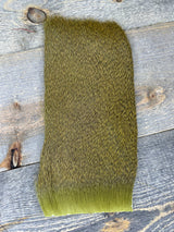 Varner's Big Bug Deer Hair 4" x 8" Patch - Late Season Grade #1 Olive Deer Hair
