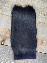 Varner's Big Bug Deer Hair 4" x 8" Patch - Late Season Grade #2 Black Deer Hair