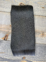 Varner's Big Bug Deer Hair 4" x 8" Patch - Late Season Grade #2 Charcoal Gray Deer Hair