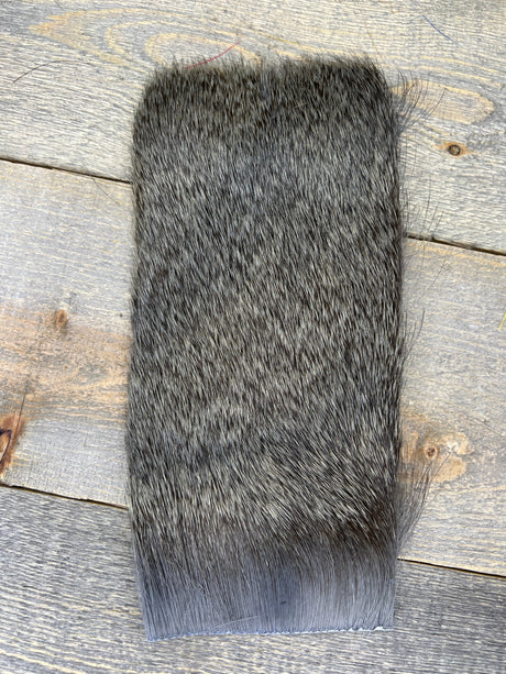 Varner's Big Bug Deer Hair 4" x 8" Patch - Late Season Grade #2 Gray Deer Hair