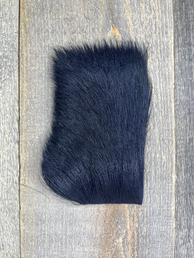 Varner's Deer Belly Hair Black Deer Hair