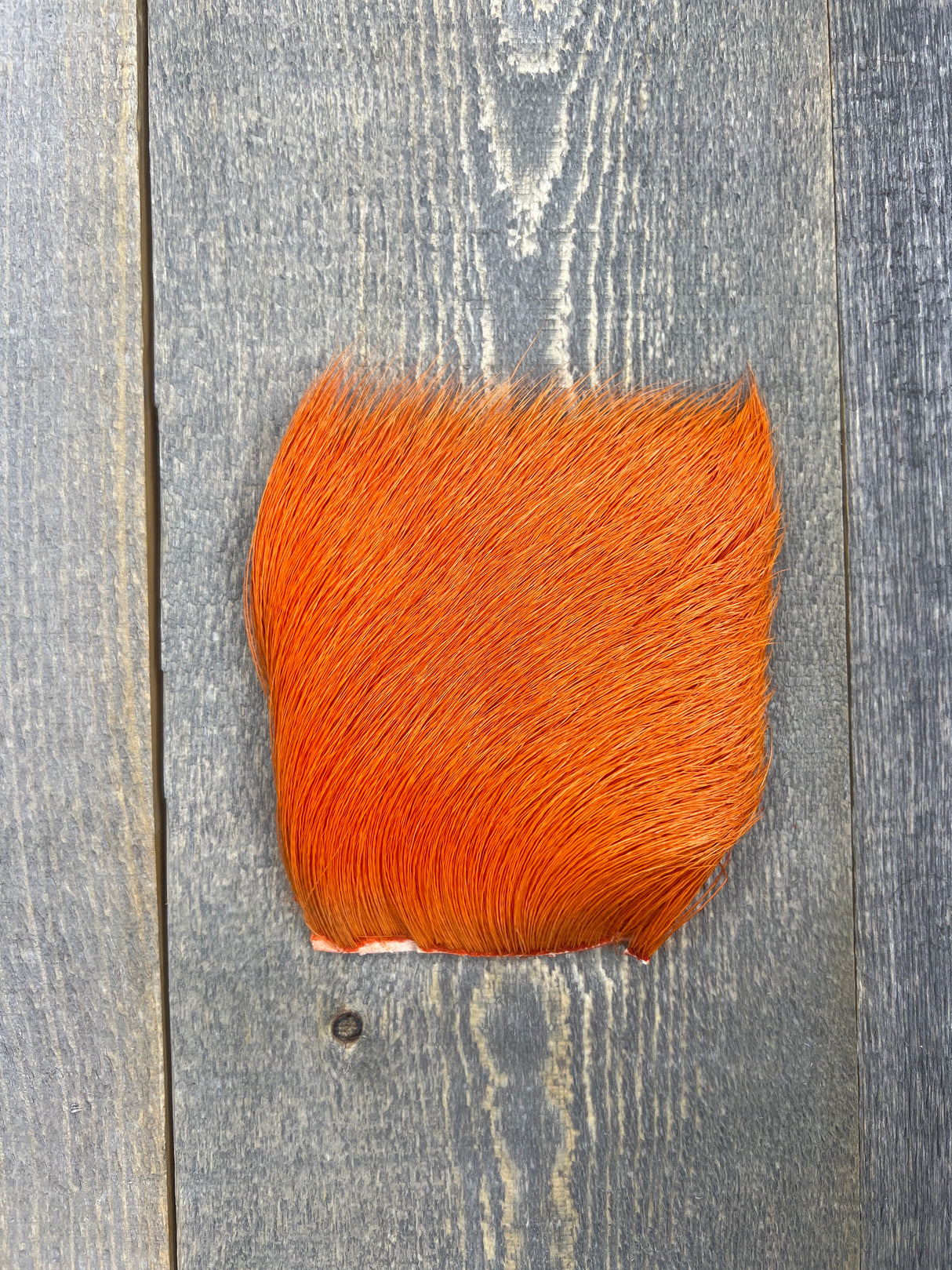 Varner's Deer Belly Hair Blaze Orange Deer Hair