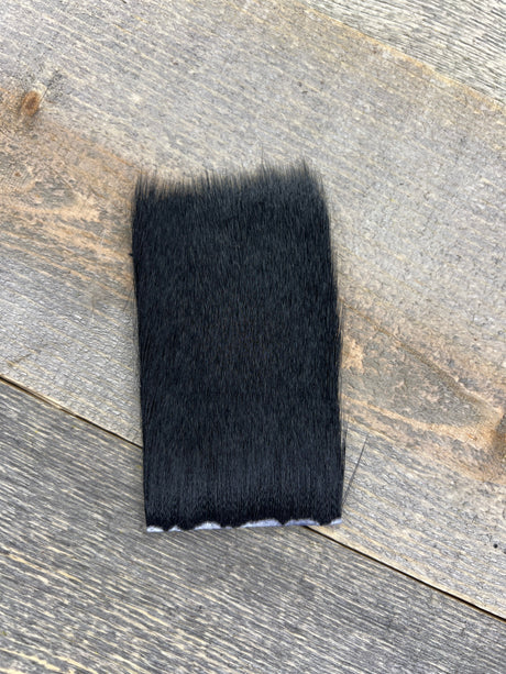 Varner's Deer Hair Short & Fine Black Deer Hair