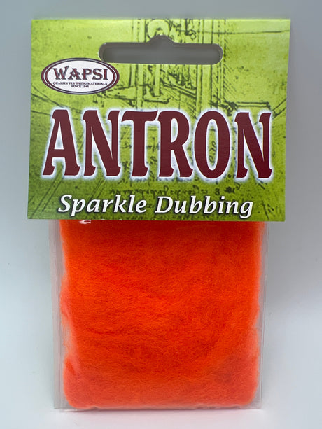 Wapsi Antron Sparkle Dubbing Fl. Fire Orange Dubbing