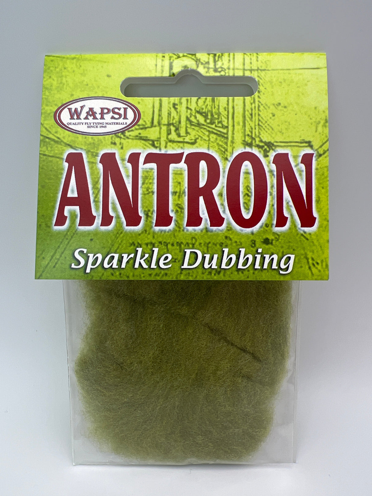 Wapsi Antron Sparkle Dubbing Light Olive Dubbing