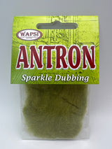 Wapsi Antron Sparkle Dubbing Light Olive Dubbing